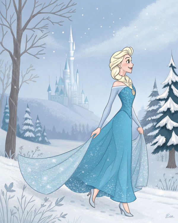 Las Princesas Elsa Y Anna, Frozen