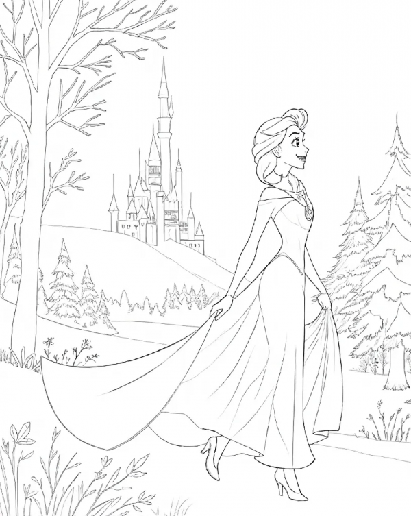 Las Princesas Elsa Y Anna, Frozen