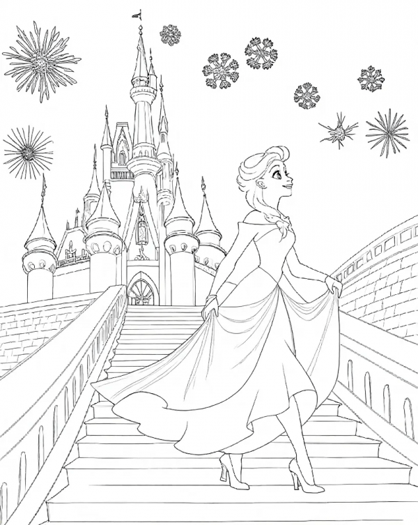 Las Princesas Elsa Y Anna, Frozen