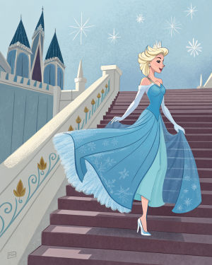 Las Princesas Elsa Y Anna, Frozen