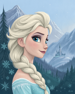 Las Princesas Elsa Y Anna, Frozen