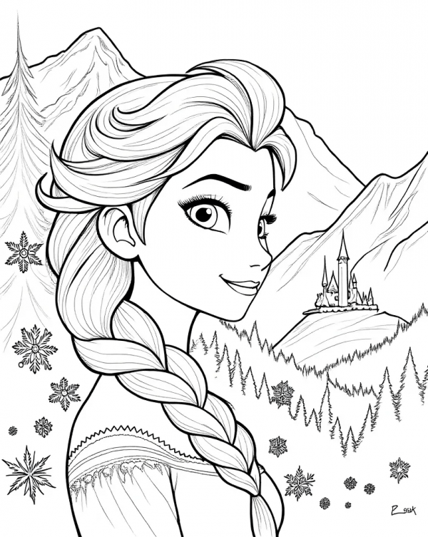 Las Princesas Elsa Y Anna, Frozen