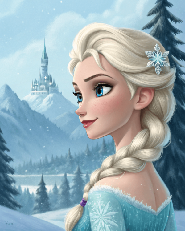 Las Princesas Elsa Y Anna, Frozen