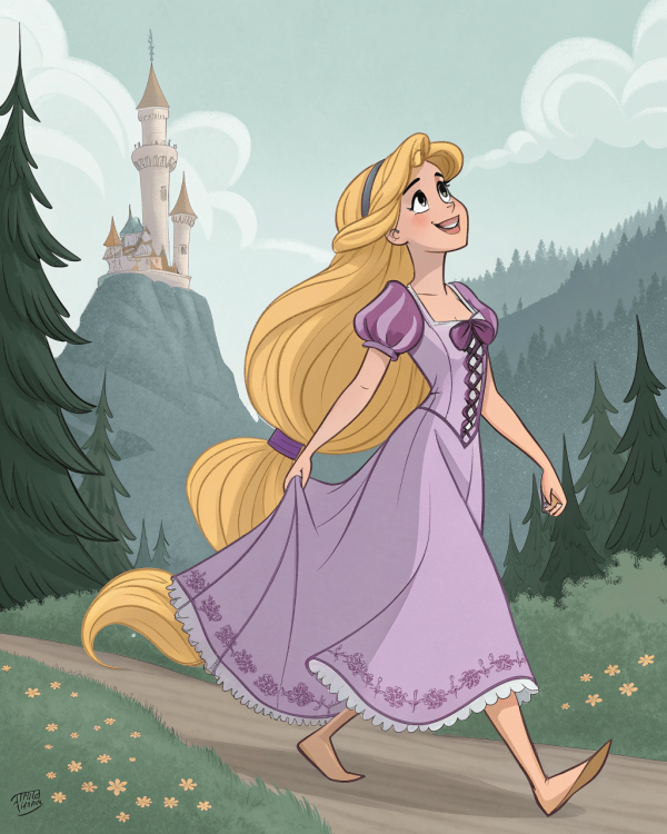 La Princesa Rapunzel, Enredados