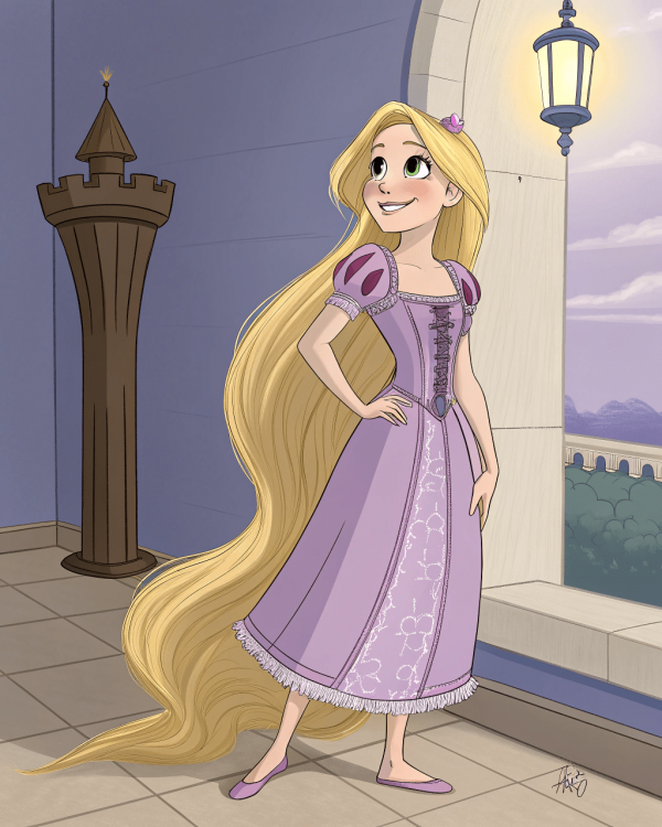 La Princesa Rapunzel, Enredados