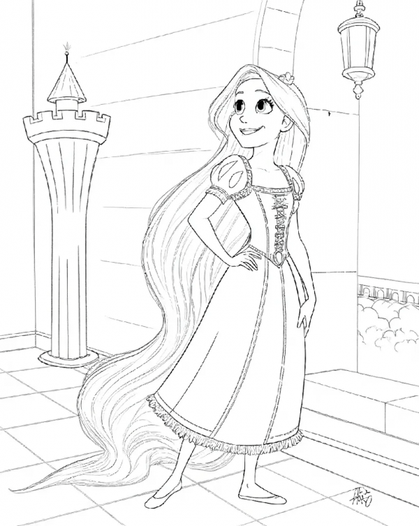 La Princesa Rapunzel, Enredados