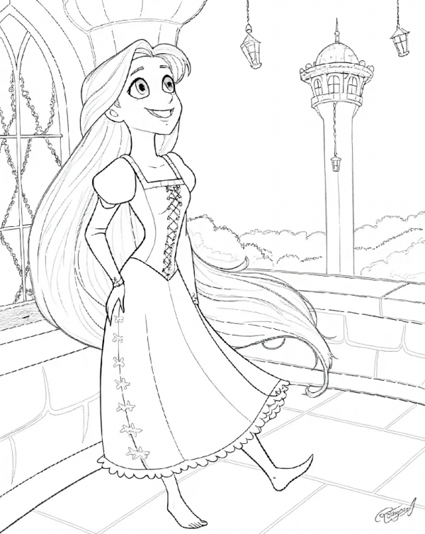 La Princesa Rapunzel, Enredados