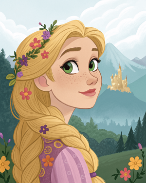 La Princesa Rapunzel, Enredados