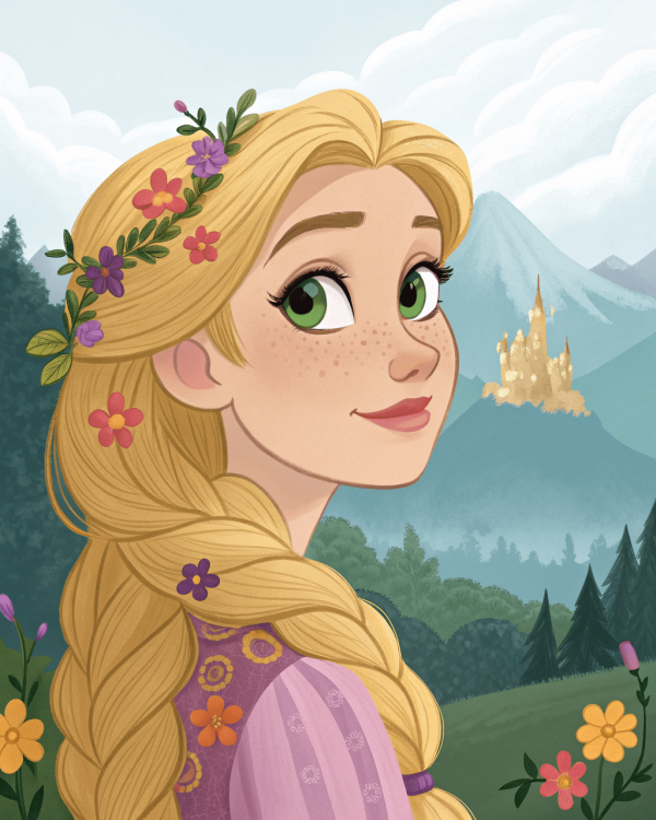 La Princesa Rapunzel, Enredados