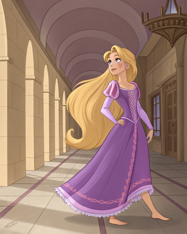 La Princesa Rapunzel, Enredados