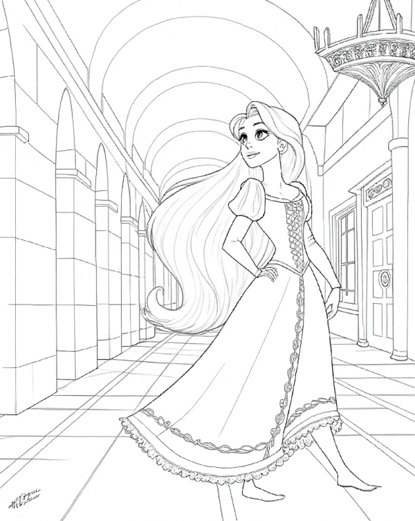 La Princesa Rapunzel, Enredados