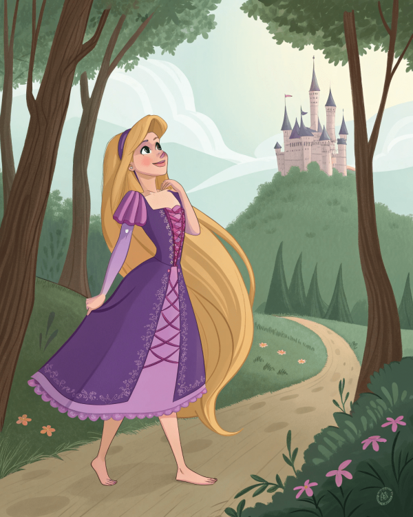 La Princesa Rapunzel, Enredados