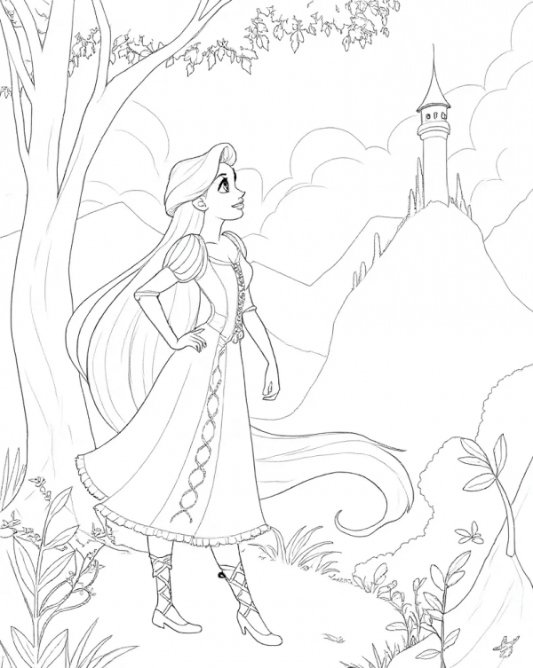 La Princesa Rapunzel, Enredados