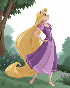 La Princesa Rapunzel, Enredados