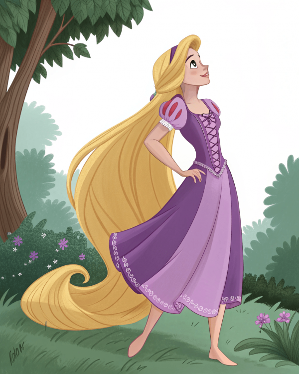 La Princesa Rapunzel, Enredados