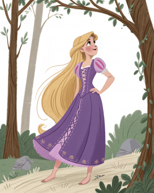 La Princesa Rapunzel, Enredados