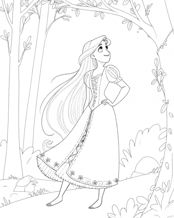 La Princesa Rapunzel, Enredados