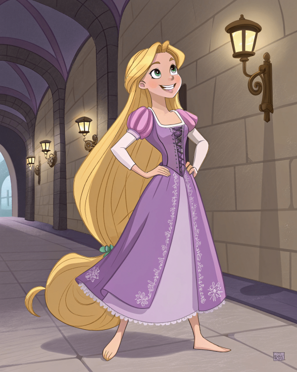 La Princesa Rapunzel, Enredados